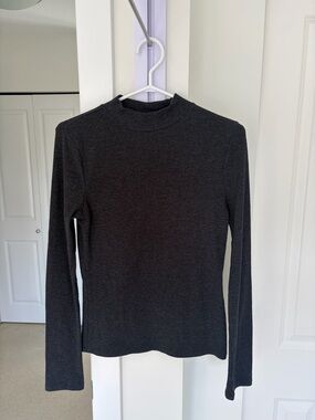 Mock Neck Long Sleeve Top